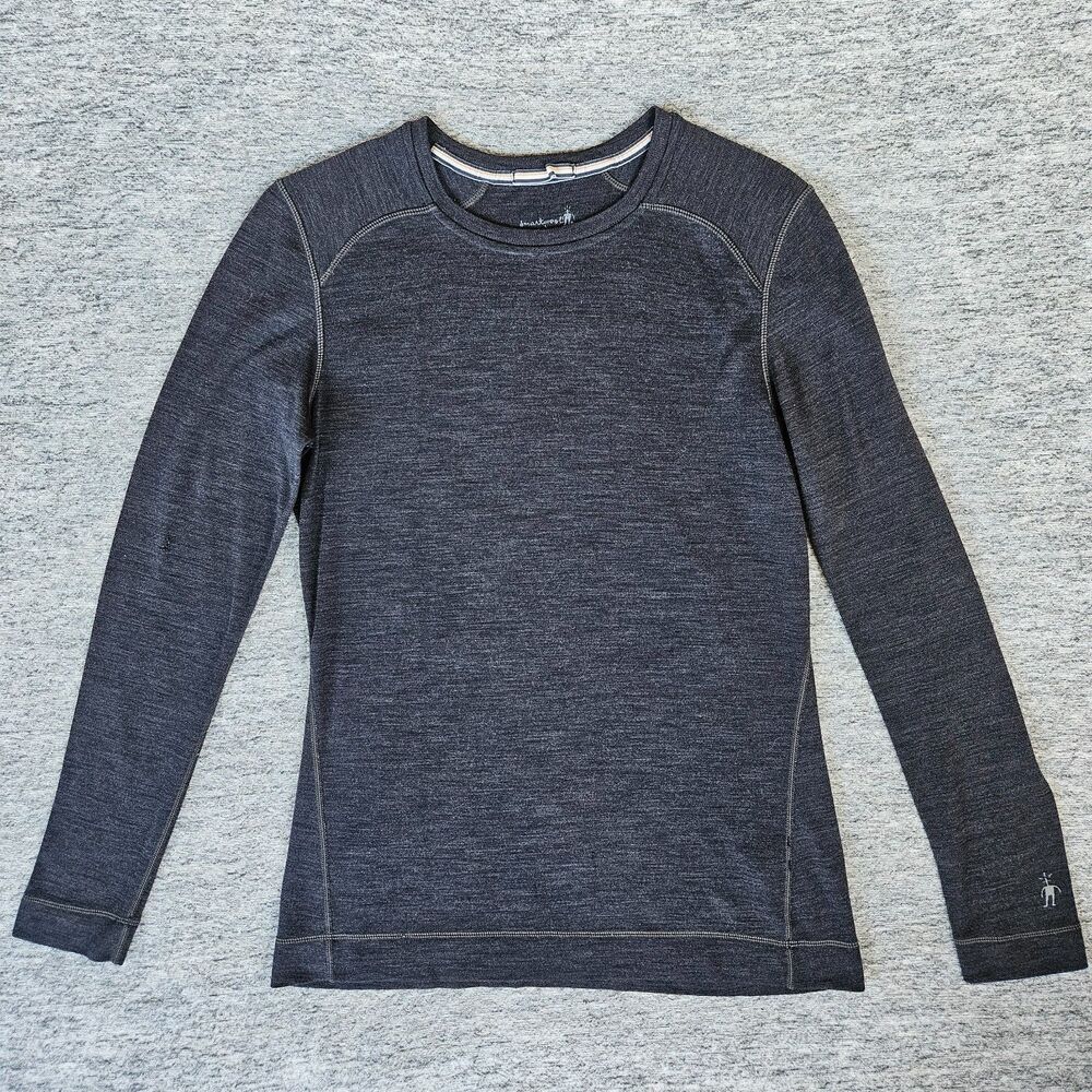 Smartwool Shirt Long Sleeve Base Layer Women's Size Large Merino Wool Crew Neck